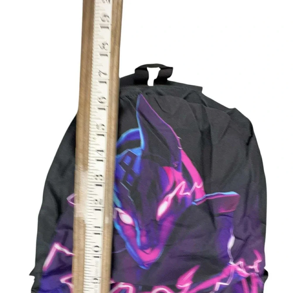 Fortnite Raven Backpack Black Purple Graphic School Travel‎ BRAND NEW